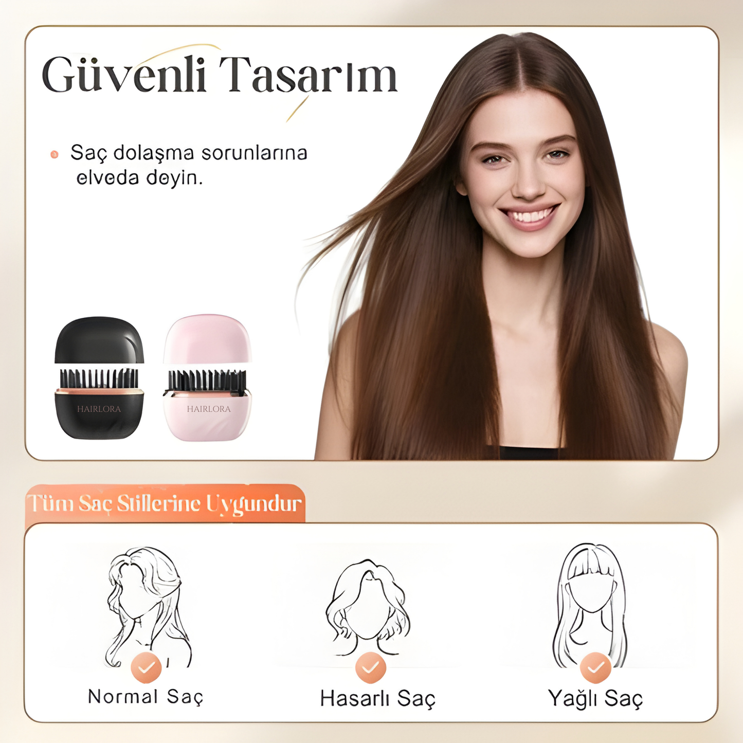 HAIRLORA- Mini Saç Düzleştirici