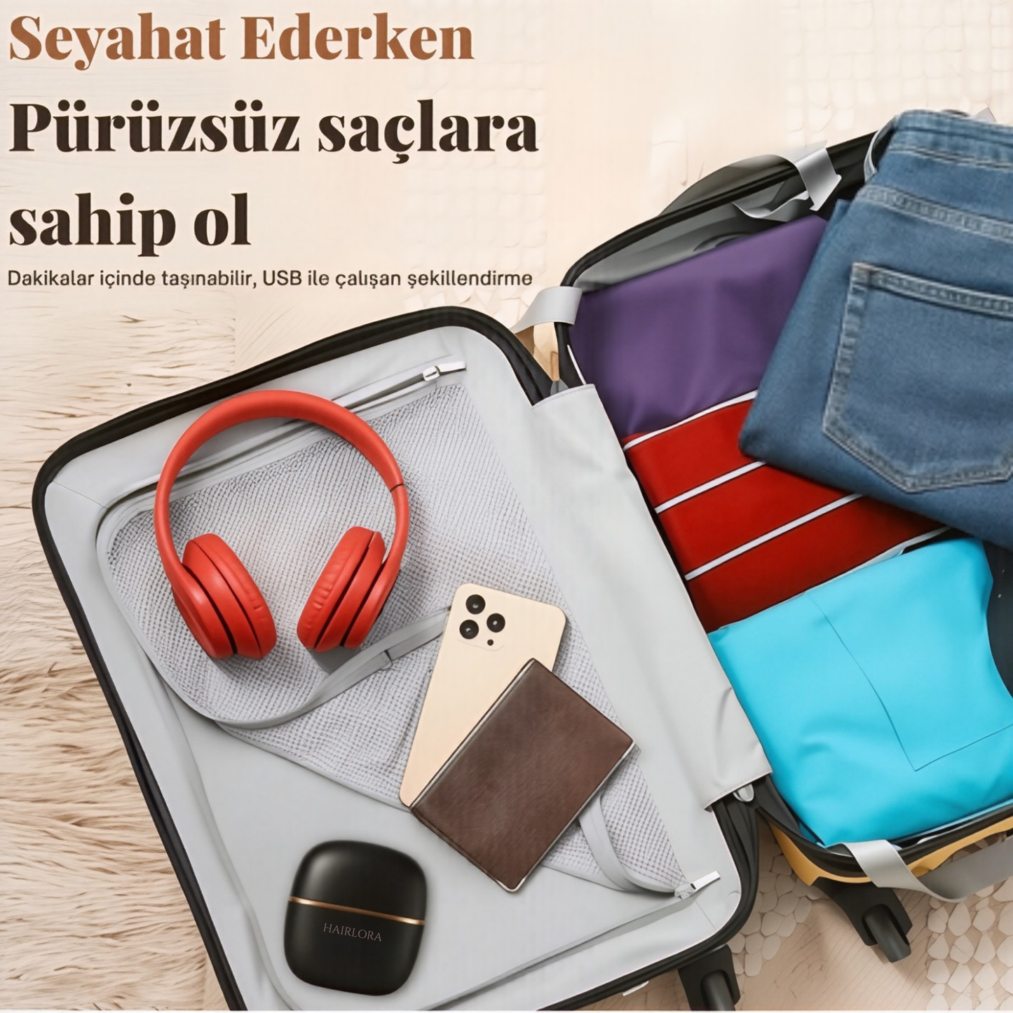 HAIRLORA- Mini Saç Düzleştirici